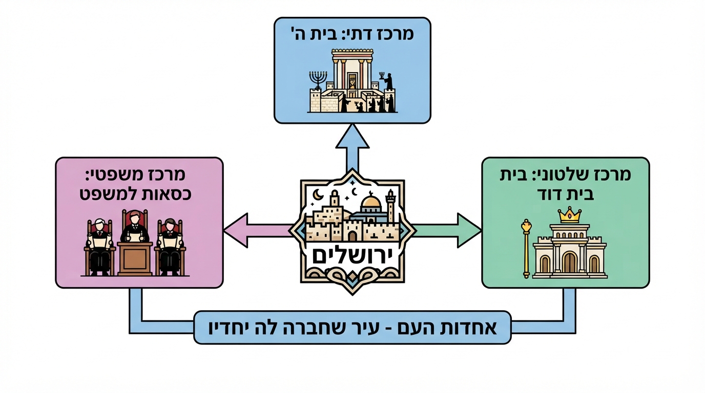 מבנה ותפקידי ירושלים במזמור קכב