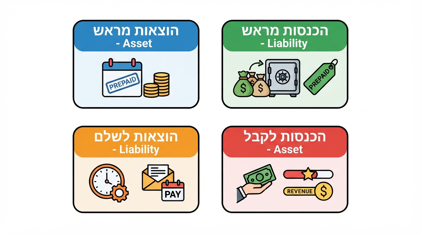 ארבעת סוגי ההתאמות התוצאתיות בסוף תקופה