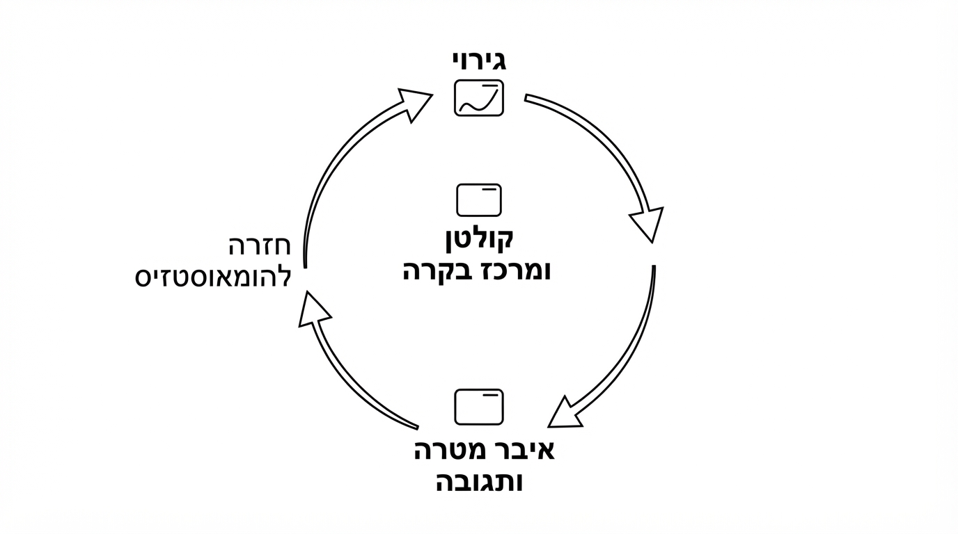 מנגנון הומאוסטזיס ומשוב שלילי בגוף האדם