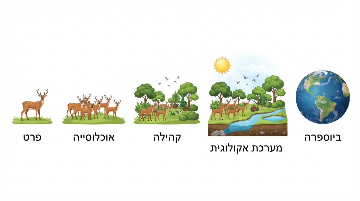 רמות ארגון באקולוגיה