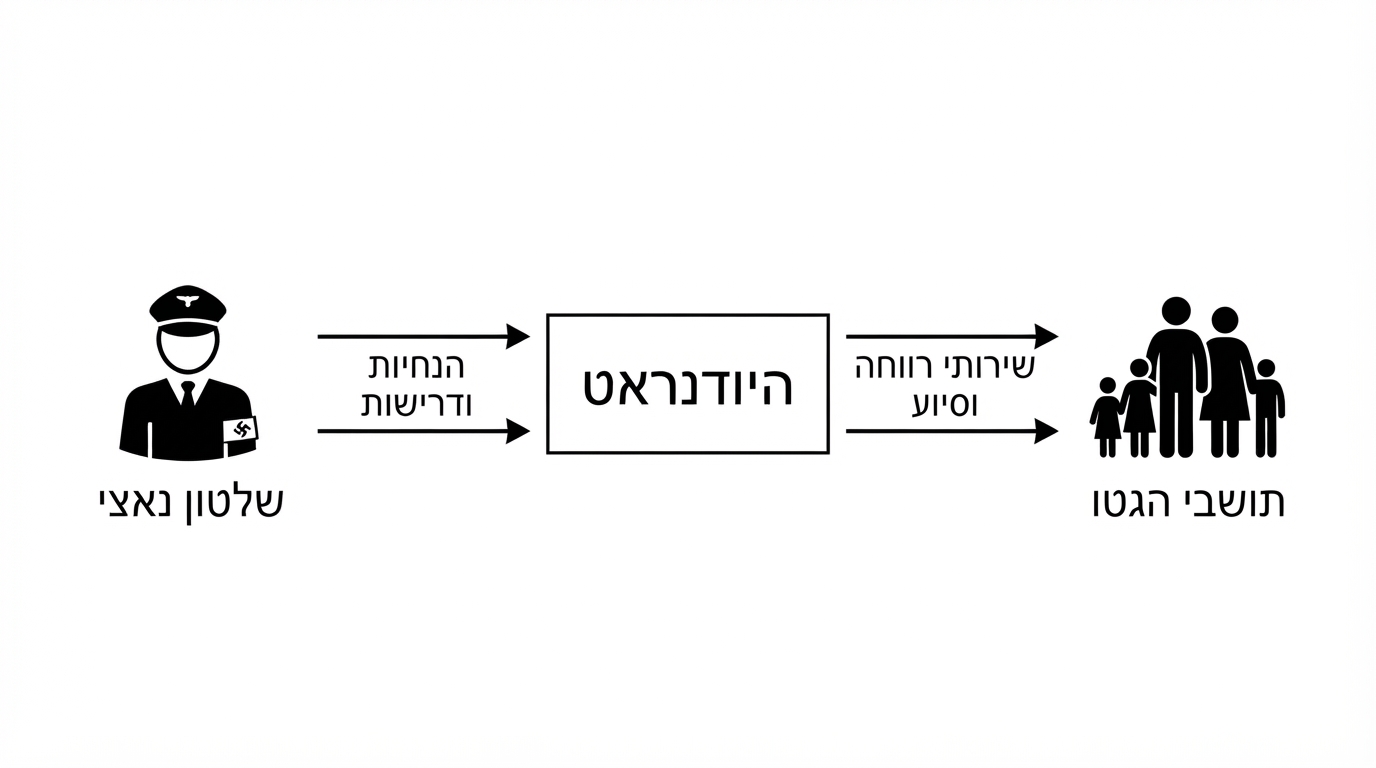 המלכוד הכפול של היודנראט בגטו