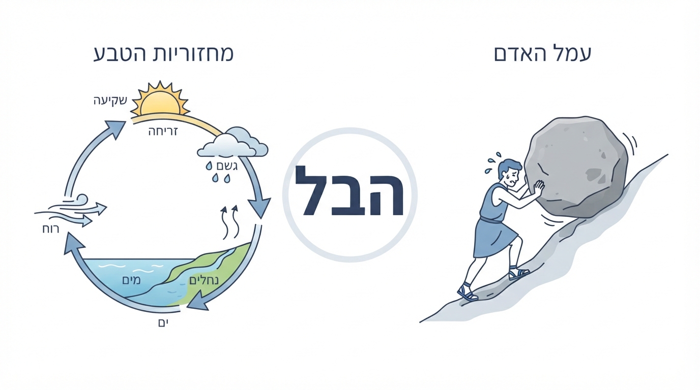 תרשים מושגי של פילוסופיית קהלת