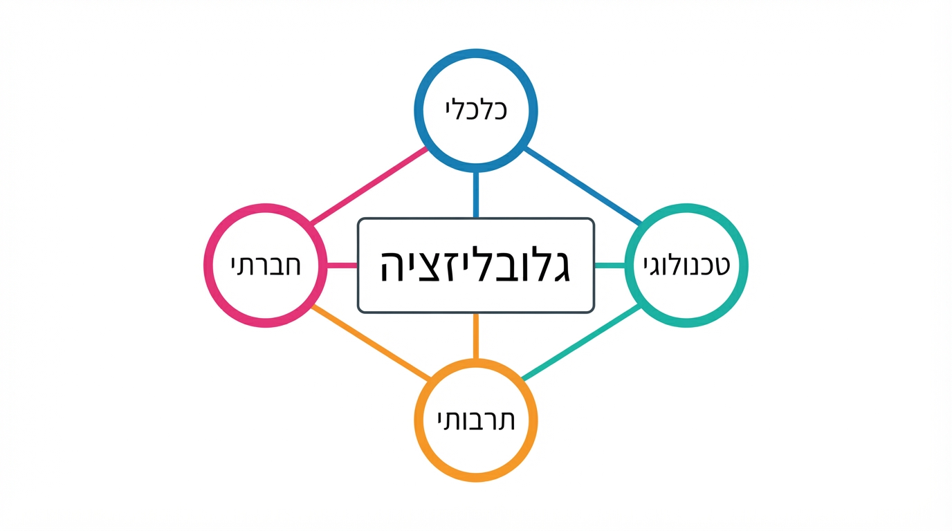 ארבעת הממדים של תהליך הגלובליזציה